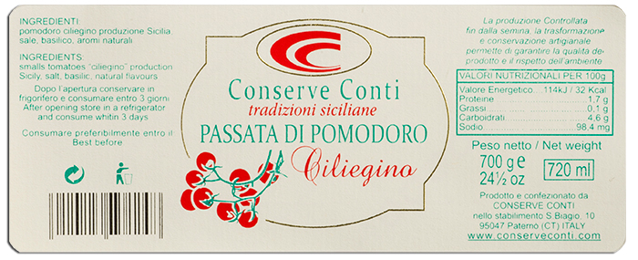 Conserve Conti - Passata di Pomodoro